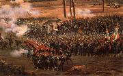 Thomas Pakenham The Revolutionary army in action USA oil painting artist